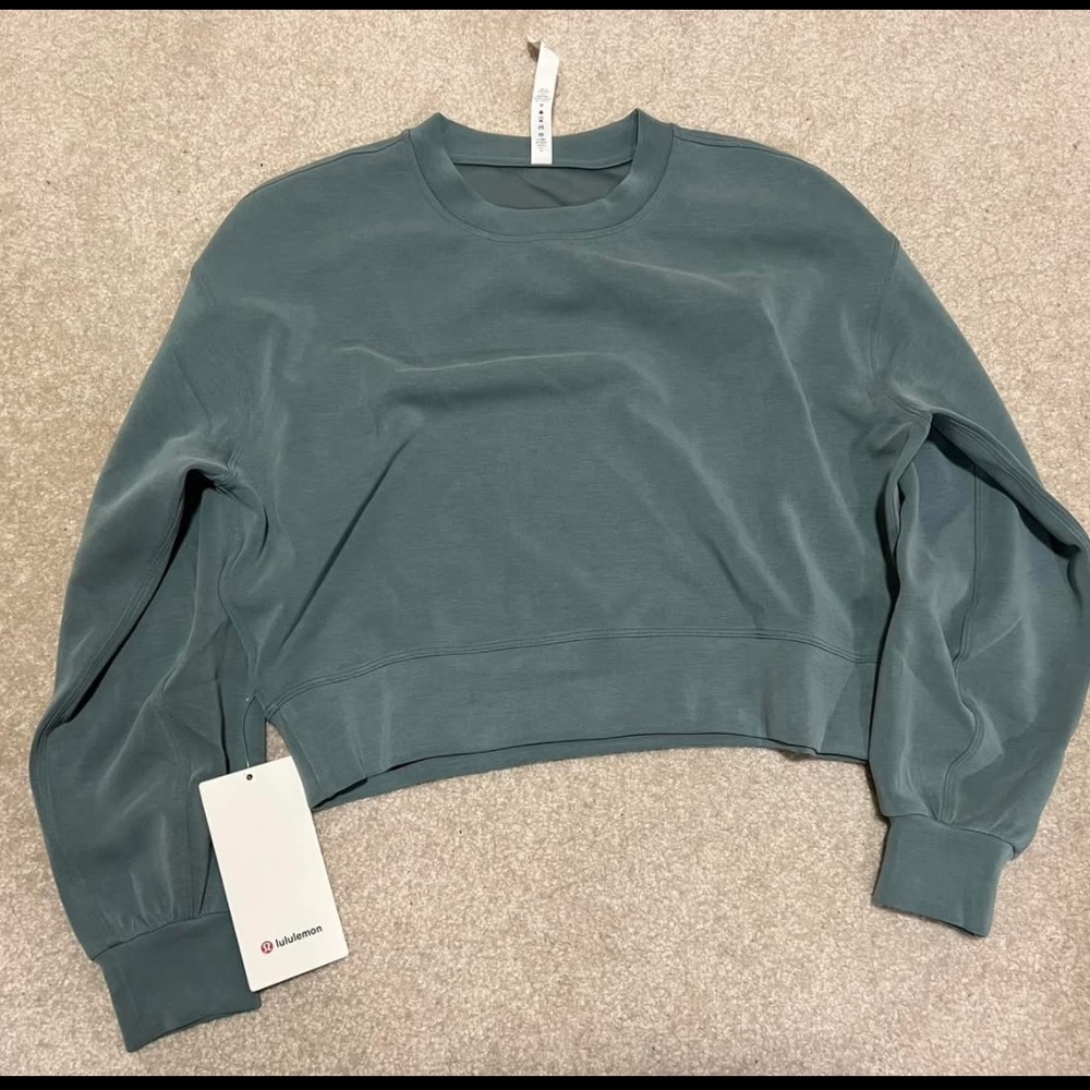 Lululemon Tidewater Teal Softstreme Perfectly Cropped